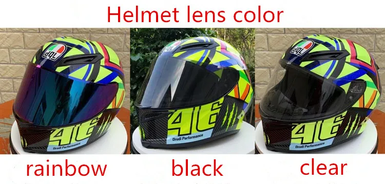 

Motorcycle helmet with tail wing racing helmet helmet lens four seasons
