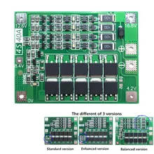 4S 40A 18650 литий-ионная батарея зарядное устройство Защитная плата PCB BMS w/балансир для сверлильного двигателя 14,8 в 16,8 в Lipo ячеечный модуль