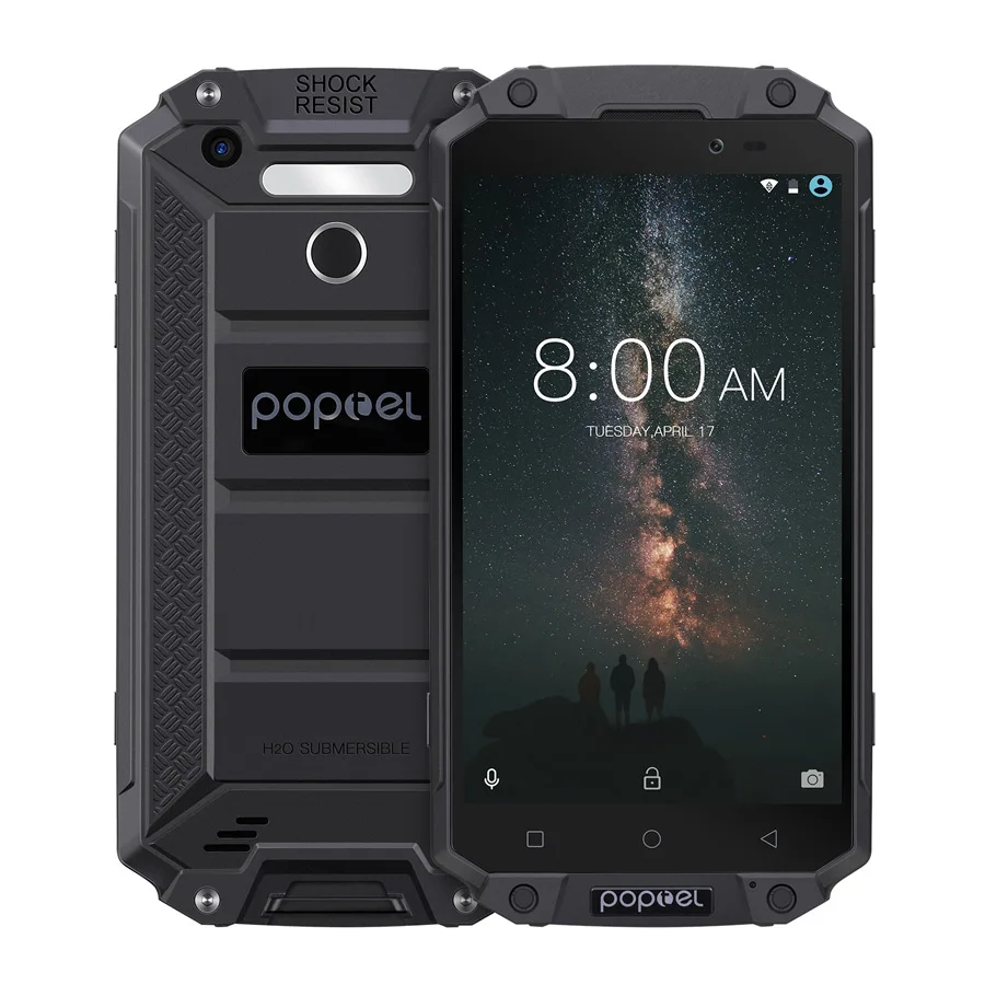 POPTEL P9000 Max IP68 водонепроницаемый ударопрочный мобильный телефон экран 5 дюйма FHD 4