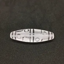 Бусины в тибетском стиле натуральный хрусталь камень бусины 12 мм* 38 мм кулон мощный амулет тибетские бусины дзи DIY кулон браслет