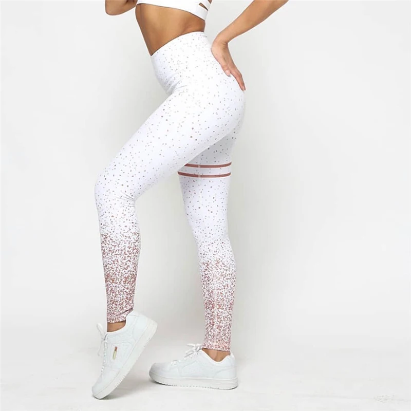 Starry sky Gradient leggings fitness feminina women
