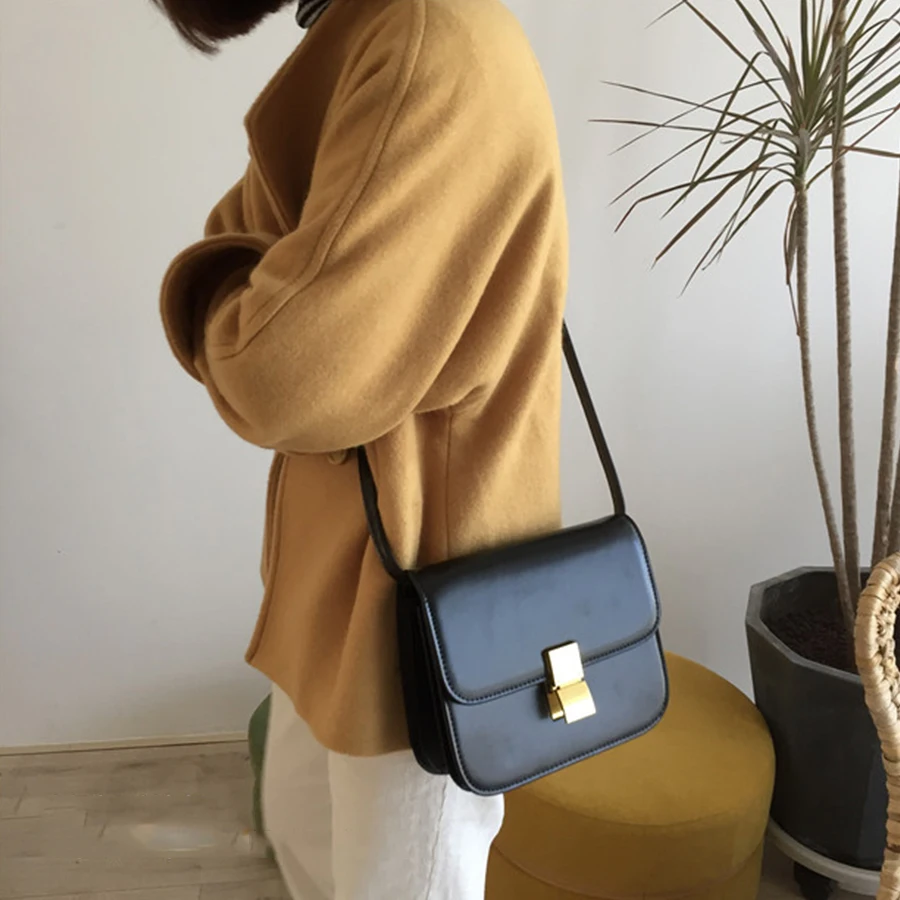  Casual PU Messenger Bags for Women Commuter Designer Shoulder Crossbody Bag Simple Small Phone Purs - 32966625735