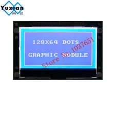 1 шт. COG 5 в 12864 Графический ЖК-дисплей синий Параллельный Последовательный SPI ST7565P LG12864U промышленный ЖК-дисплей с широкой температурой