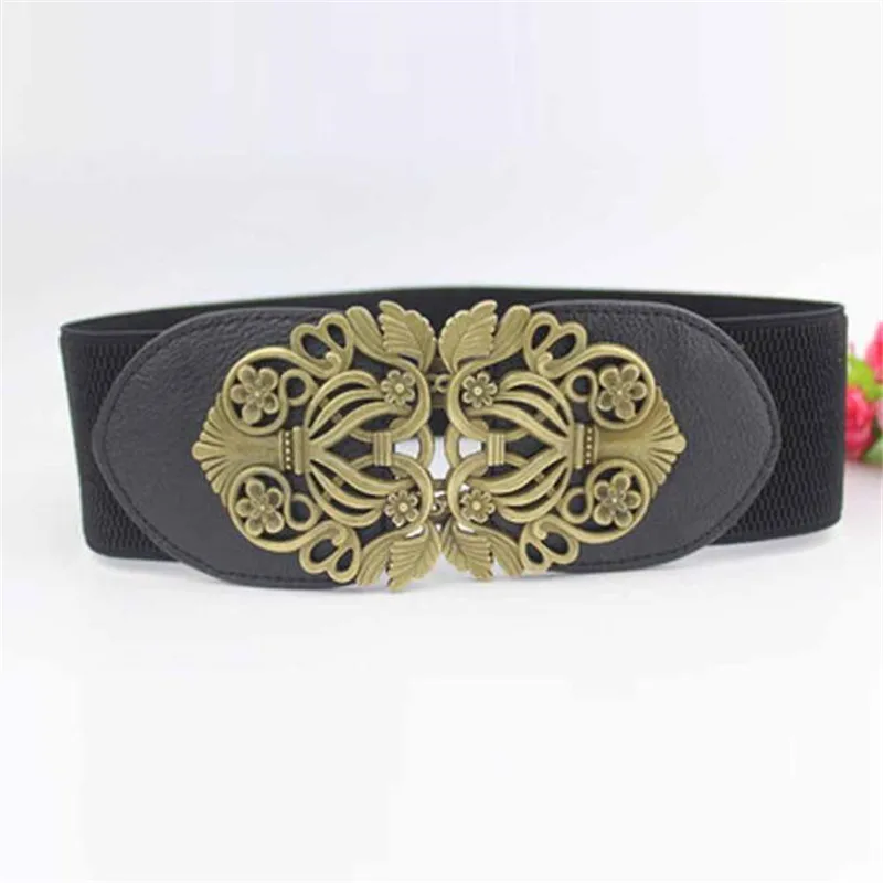 Female Brief Wide Belt Decoration Elastic Cummerbund Strap Dress Accessories Waistband for women Fashion Accessory 40FE069