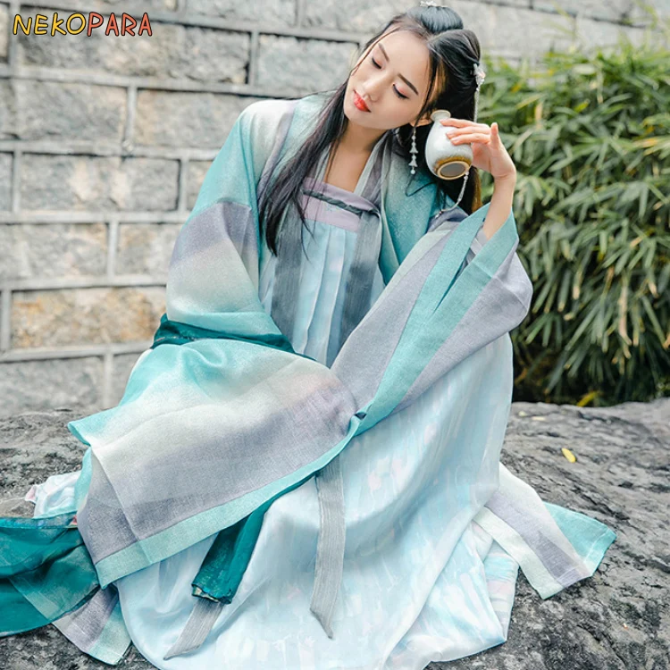 Moonrise Changge красивое женское платье Hanfu Ruqun в китайском традиционном стиле