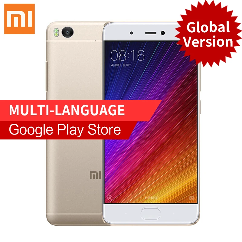 Original Xiaomi Mi 5s Mi5s Smartphone 3GB RAM 64GB ROM 5 15 Snapdragon 821 4K Video