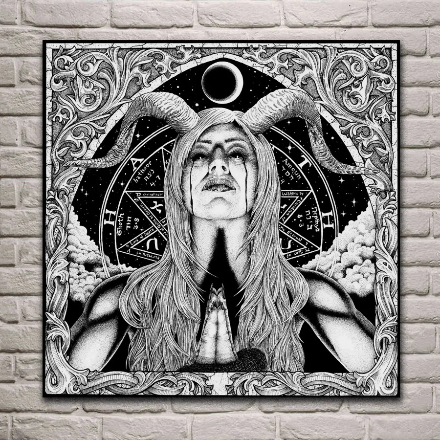 

GOATWHORE black death metal heavy thrash dark reaper skull music KA439 room home wall modern art decor wood frame poster