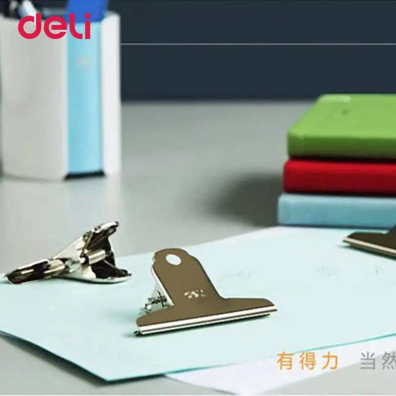 Зажимы для бумаги 30 мм 4 шт. в наборе|paper clip set|clip steelclip office |