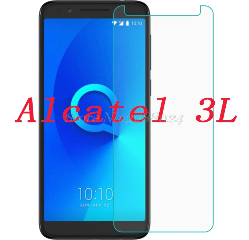 2 шт., закаленное стекло для Alcatel 3L 5034D 5,", Защитная пленка для экрана, для Alcatel 3 L