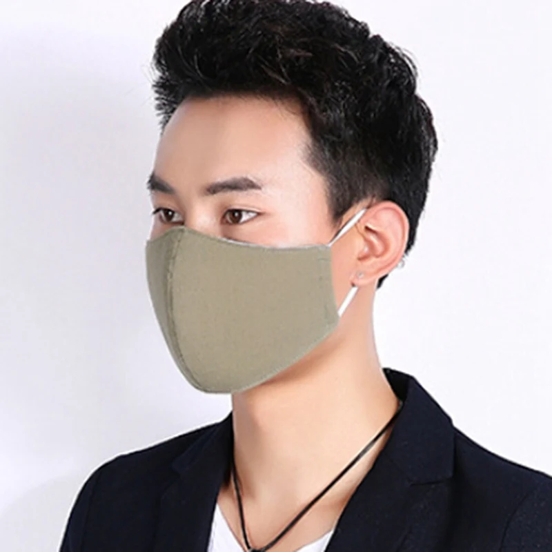 Хлопковая маска PM2.5 для рта маска от пыли фильтр с активированным углем ветрозащитная защита от образования бактерий маски для лица для защиты от гриппа уход