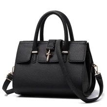 NEW Women PU Leather Elegant Shoulder Bag Fashion Litchi Stria Leather Ladies Hand Bag Female Designer Top Quality Handbag