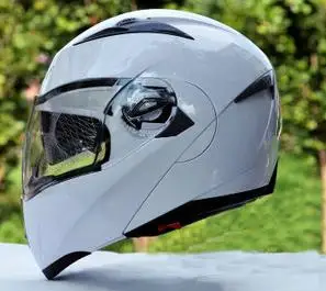 Casco capacetes casco мотоциклетный шлем winderproof модульные шлемы с двойной Лен s m ore лучше, чем jiekai 105 шлем XS s m l - Цвет: white