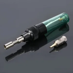 Высокое качество 1 шт. ручка в форме беспроводной газовый припой Утюг DIY факел Железный инструмент/паяльник ручка Тип портативный прозрачный MT-100 - изображение