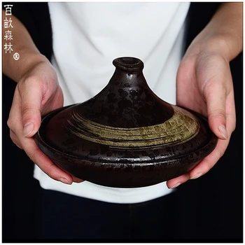 

Japanese samll casserole stew pot steamer Moroccan Tajine soup rice nonstick cooker general seafood hot pot health saucepot