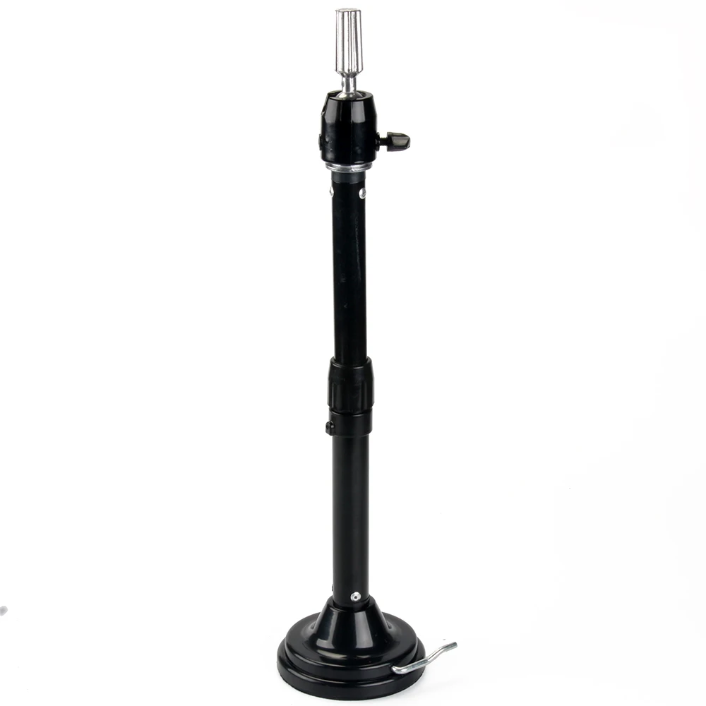 Suction Base Adjustable Alloy Training Head Tripod Stand Mannequin Head Display Holder Manikin