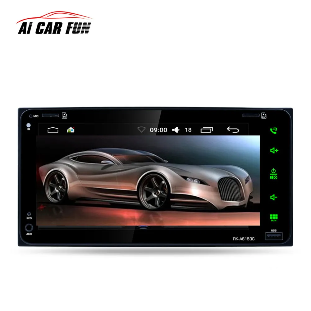 

HOT SALE 7" 2Din Android 6.0 Bluetooth Car MP5 Multimedia Player for Toyota GPS Navigation RDS/AM/FM car Radio 2017 RK-A6153C