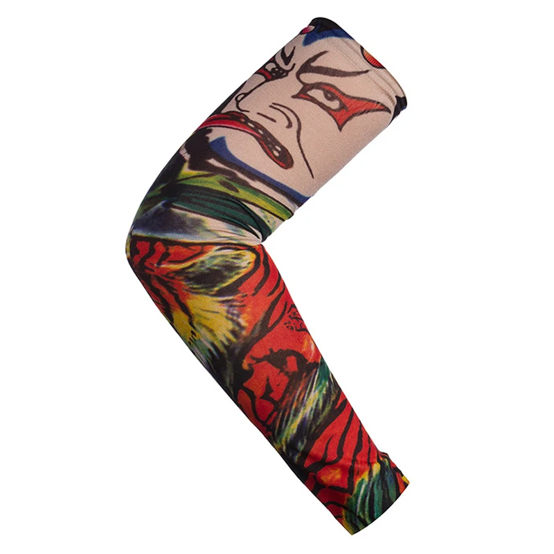 1 шт. трендовые мужские и женские новые высокоэластичные накладные временные тату-рукава Дизайнерские летние солнцезащитные гетры для тела - Цвет: 72