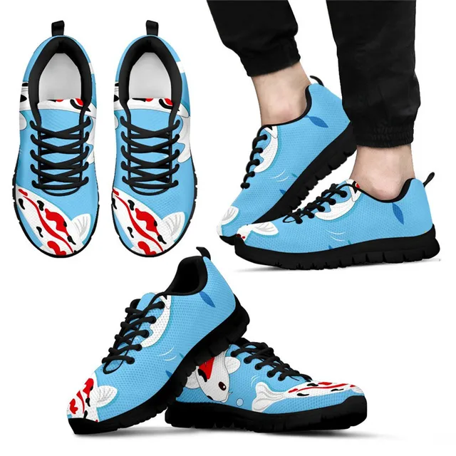 Buy INSTANTARTS Koi Fish Print Men Casual Sneakers