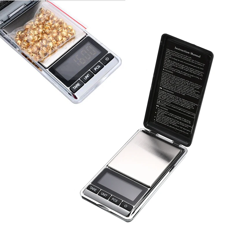 

Electronic LCD Display Pocket Mini Digital Scales 200g x 0.01g Gold Jewelry Weighing Scale High Accuracy Weigh Balance