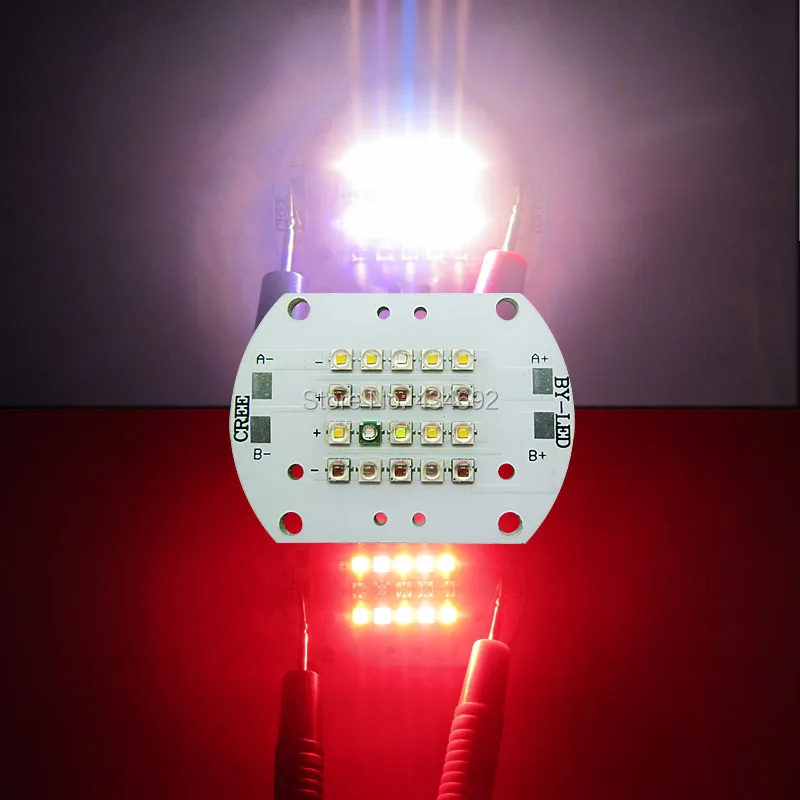 Светодиодный излучатель для выращивания растений на заказ 2 канала 60 Вт