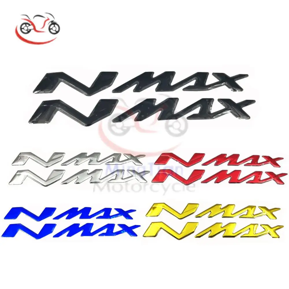 N MAX логотип хром Мотоцикл 3D наклейки Танк аппликация Эмблема Для YAMAHA NMAX