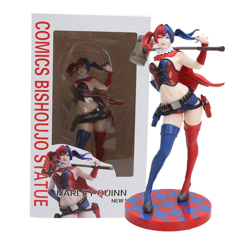 Аниме Bishoujo статуя Harley Quinn NEW 52 Ver. Фигурка экшн ПВХ Коллекционная модель