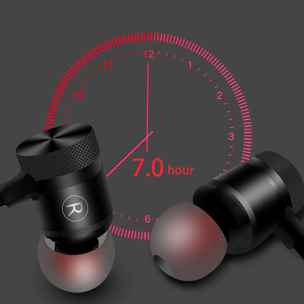 

FBYEG C10 C40W Bluetooth Earphone Wireless headphone Sport Bluetooth Headset Earbuds Magnetic Earpiece with Microphone for phone