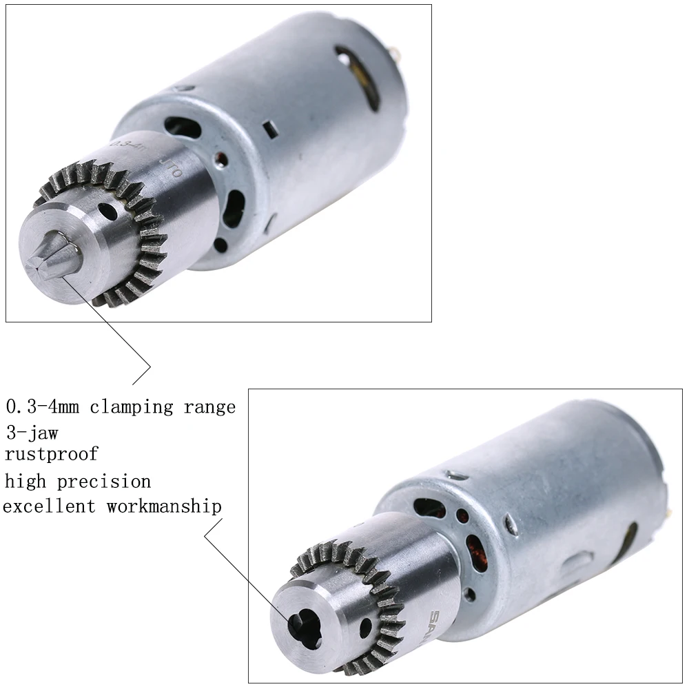 Мини электрический набор для ручной дрели DC 12 В мотор с 0,3-4 мм JT0 набор сверлильных патронов Сделай Сам стойка PCB дерево пластик сверлильные инструменты Мультитулы