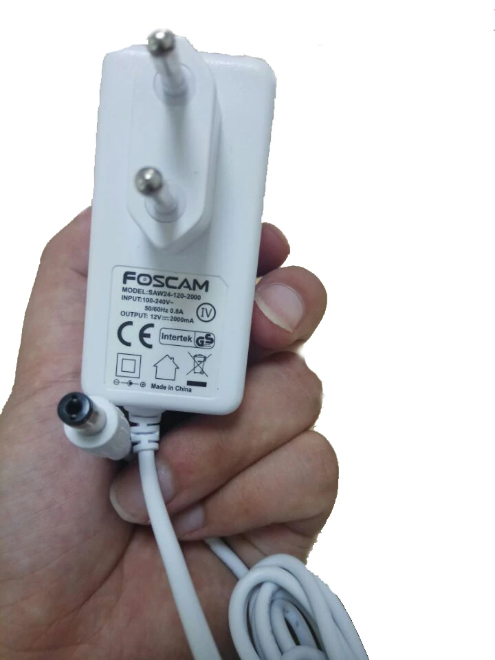 FOSCAM Original 12V 2A EU Standard Power Adapter for Foscam Outdoor