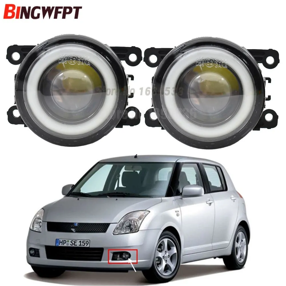 

2pcs/pair (Left+Right) Angel Eye car-styling Fog Lamps LED Lights For Suzuki Grand Vitara Alto Swift Ignis Jimny Splash 1998-