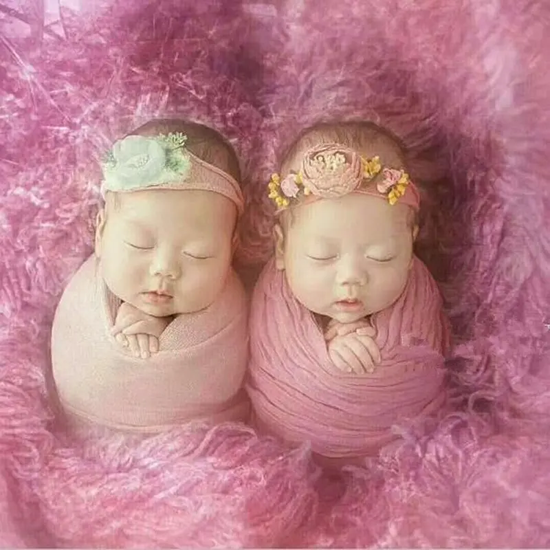 Newborn photography props headband  handmade newborn baby photography props hair headwear