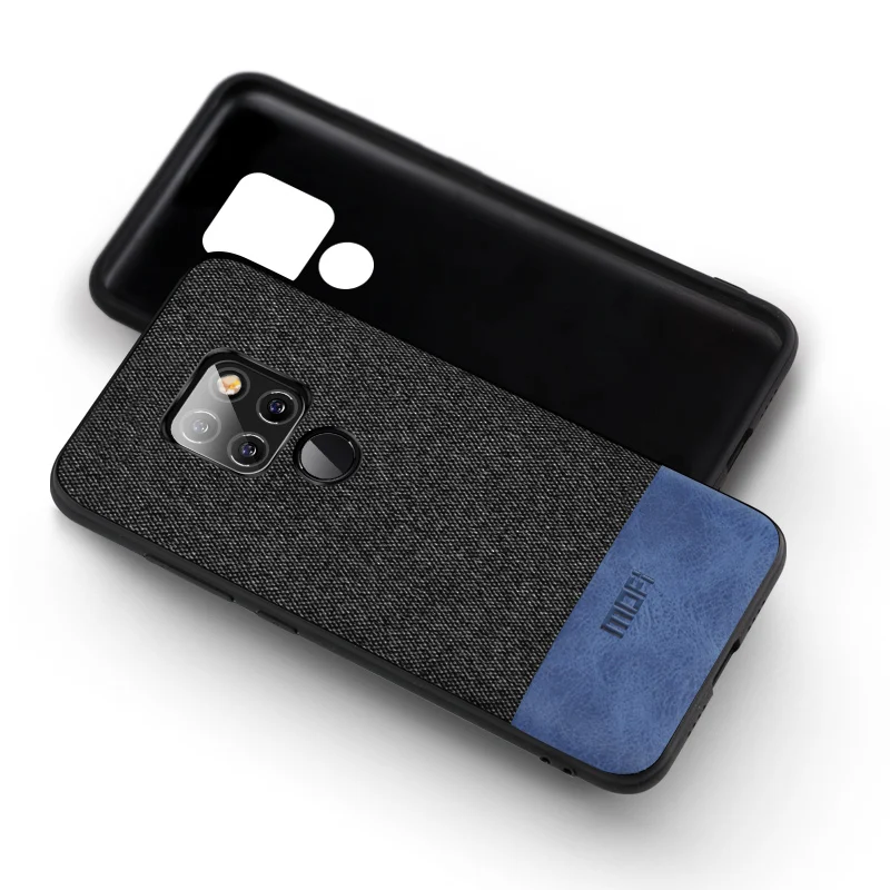 Dành Cho Huawei Mate 20 Bao MOFI Ban Đầu Silicone Giao Phối 20 X Cover Lưng Coque Vải Chống Sốc Giao Phối 20 pro 