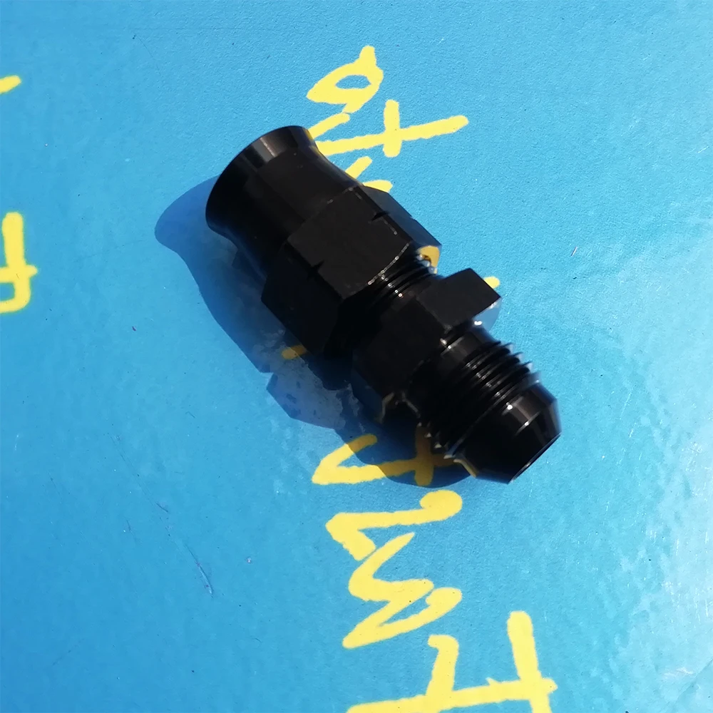 

Black Straight 9/16unf thread Female -6an an6 to 5/16 hard tube adaptor adapter fitting