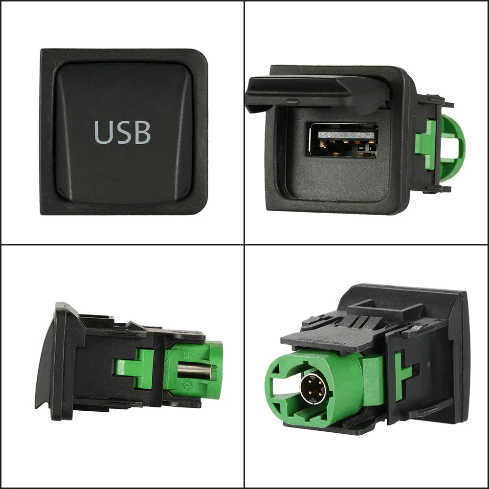 KKmoon USB Switch Adapter Plug Socket for RCD510 RCD310 for Volkswagen