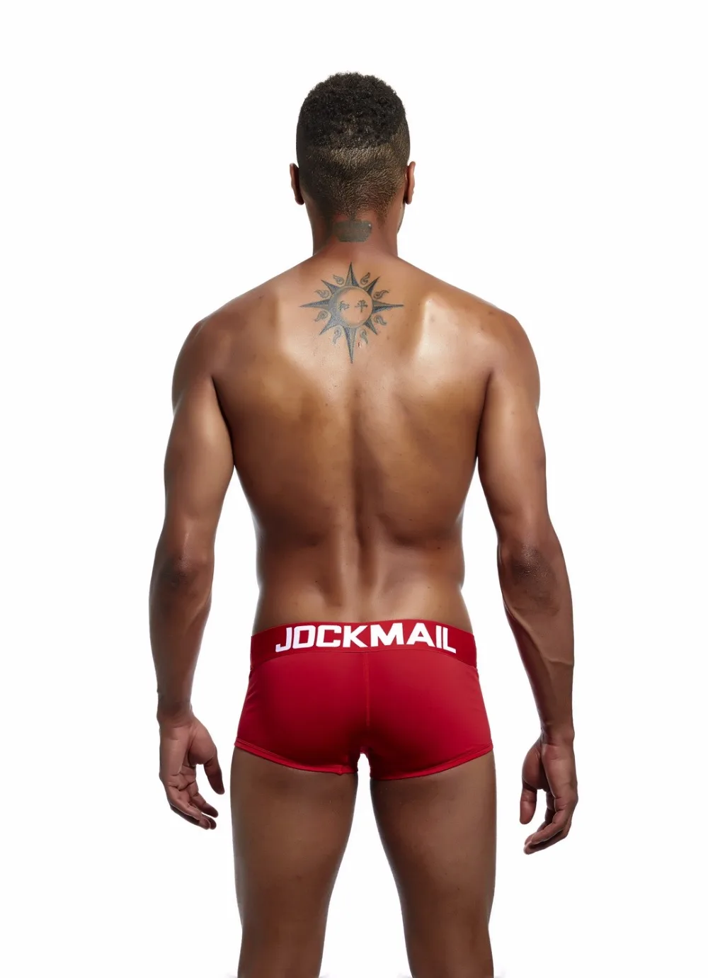 JOCKMAIL, 6 шт./лот, классические, белые, одноцветные, хлопковые, сексуальные, мужское нижнее белье, боксеры, шорты, u-образные, для геев, с мешочком для пениса, мужские трусы