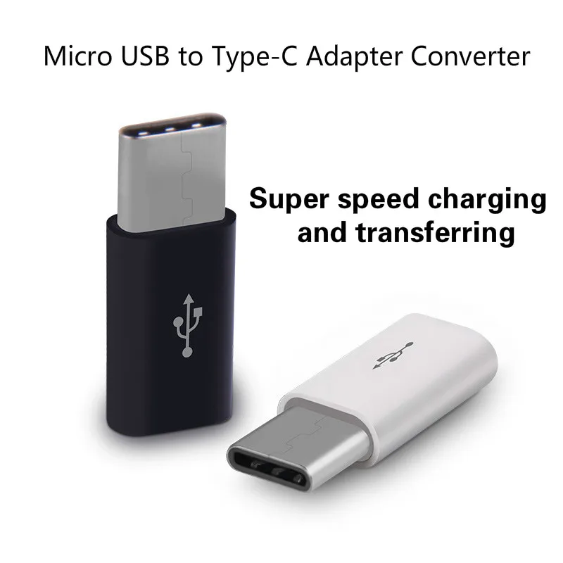 

5 PCS Mini Portable Exquisite Micro To USB-C Type-C Practical USB 3.1 Data Charging Converter Adapter For Samsung Huawei Xiaomi