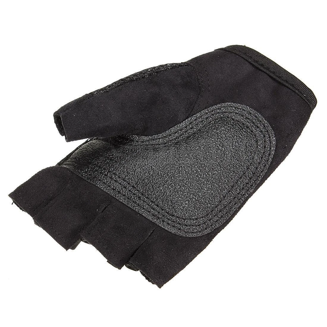Weight Lifting Gloves Workout Fitness Body Building Training Exercise Gym Sport Black
