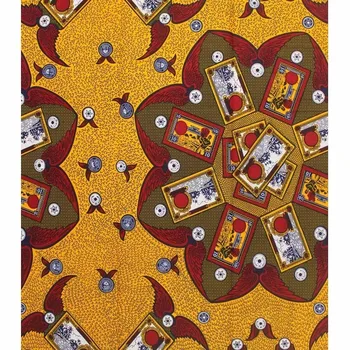 

New Ankara African Wax Print Fabric Veritable Tissus Wax Fabric Veritable Pagne Wax Hot African Ankara 100%cotton Fabric Dress
