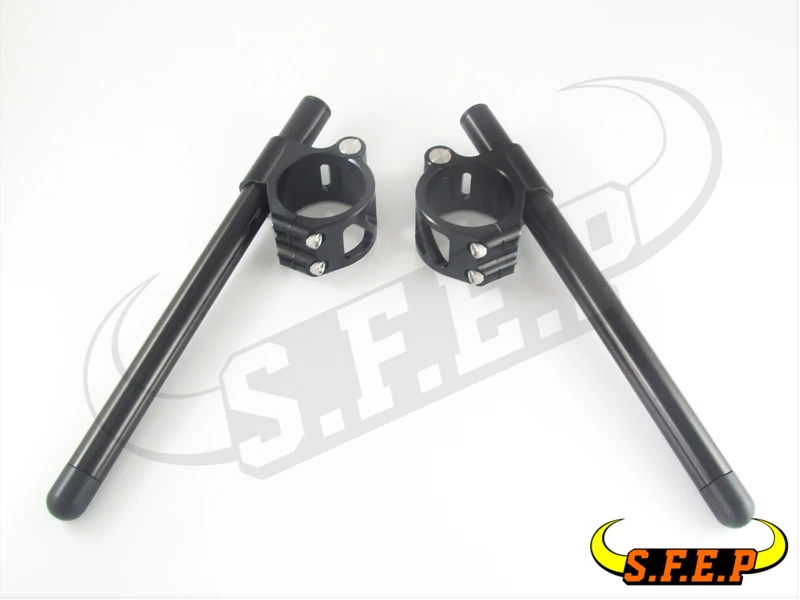 Motorcycle CNC Split Riser Clip On Handle Bars For Kawasaki ZX6R 2003 2008/ZX636 2013 2016/ZX10R