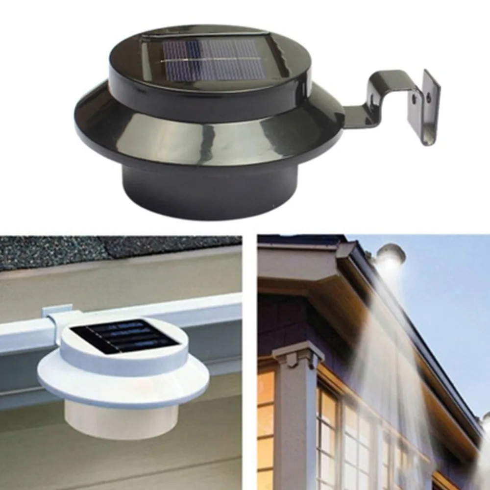 

Solar Power Garden Light Outdoor Human Body Induction Motion Detection Wall Lamp 3 LED Street Light Energy Saving