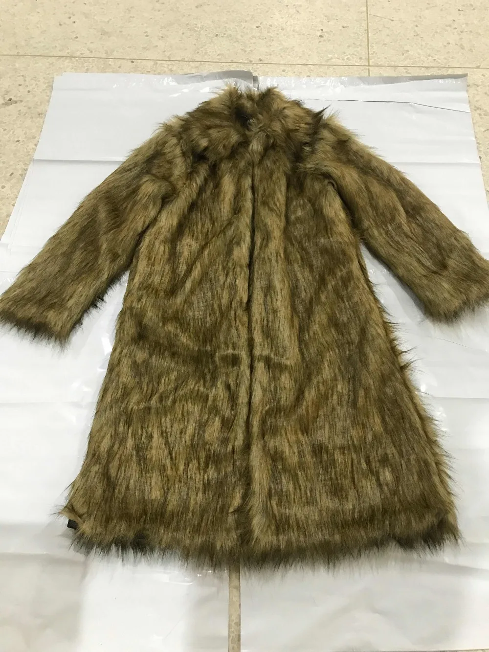 Женское зимнее длинное пальто из искусственного меха с отложным воротником, с длинным рукавом, карманами и пуговицами, Женская Толстая теплая ветрозащитная верхняя одежда 6Q0366