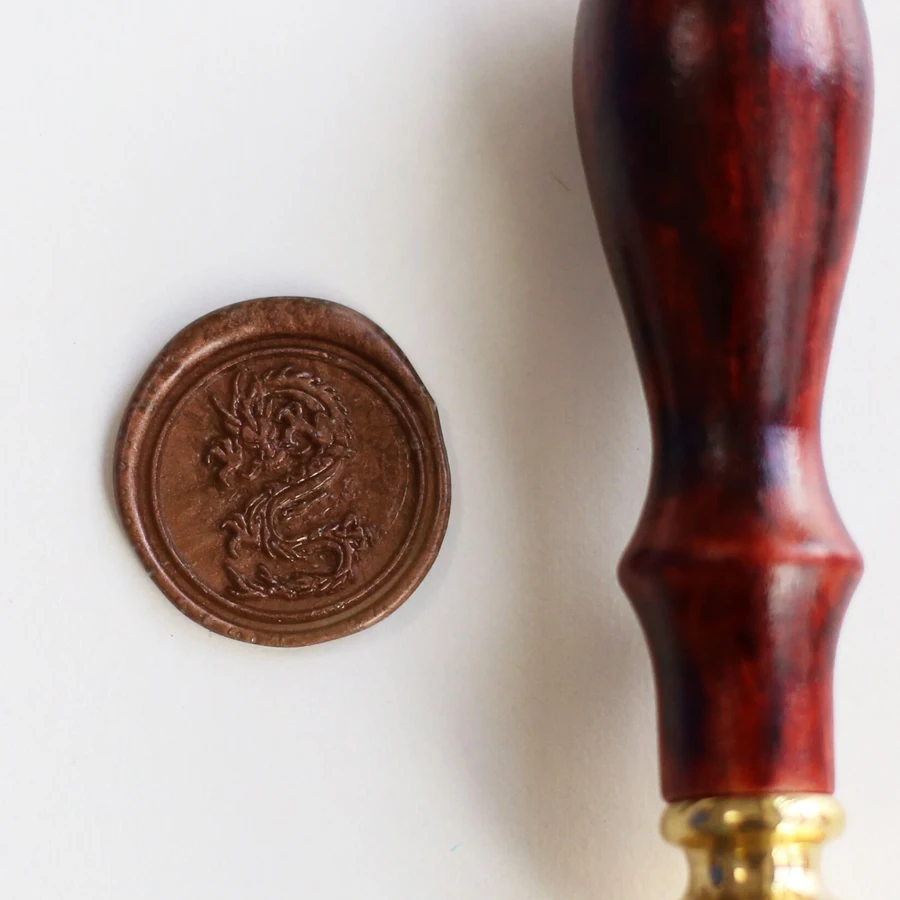 

Dragon wax seal stamp single wax stamp set/creature wax seal greeting gift ws067