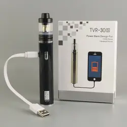 Электронная сигарета Ecpow TVR 30 s e-cigarte mod POWER BANK функция Micro usb Электронная сигарета кальян vape ручка 0.5ом
