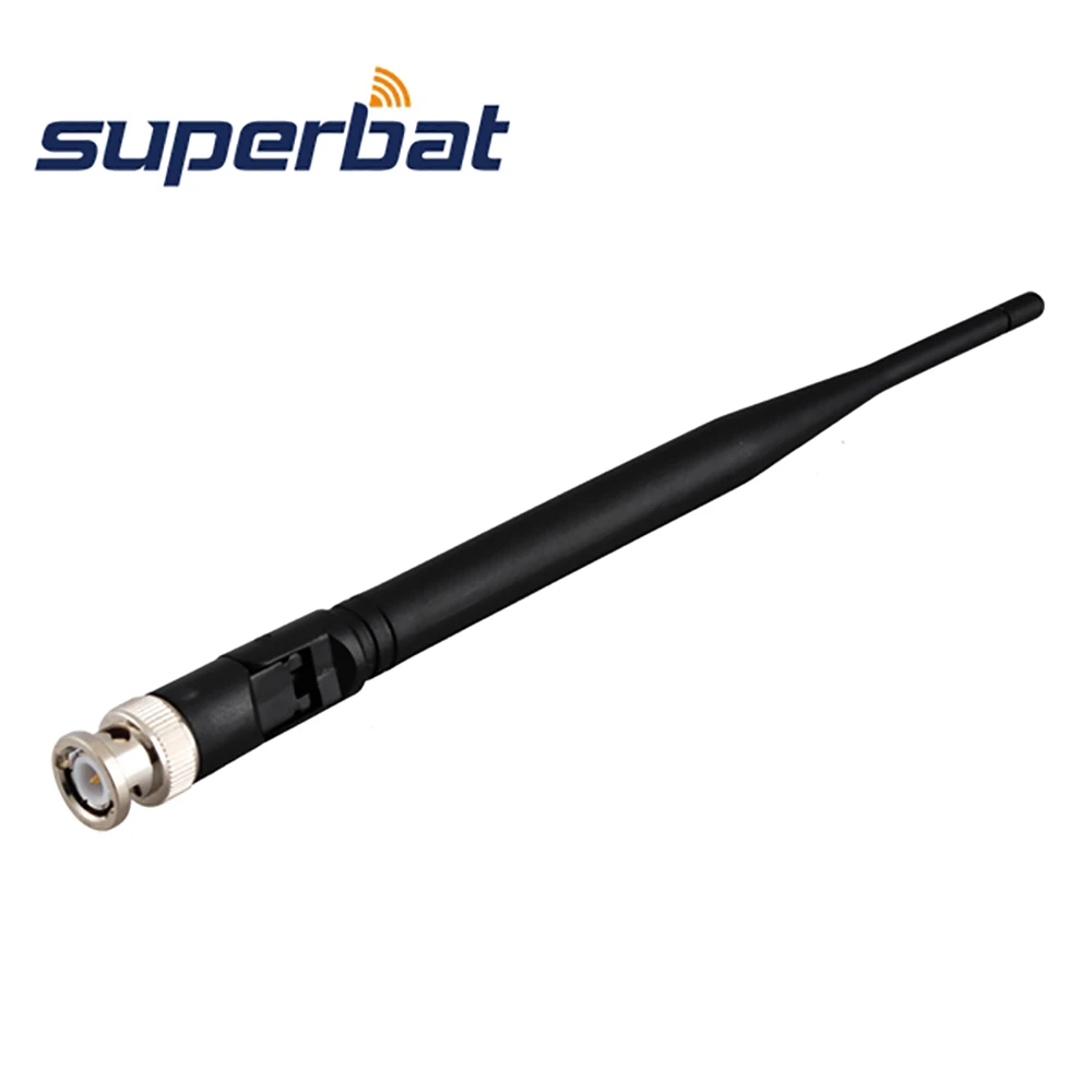 

Superbat 433Mhz Omni Antenna 3DBi Tilt-and-Swivel Rubber Antenna Aerial Radio Signal Booster 215mm BNC Male Plug for Ham Radio