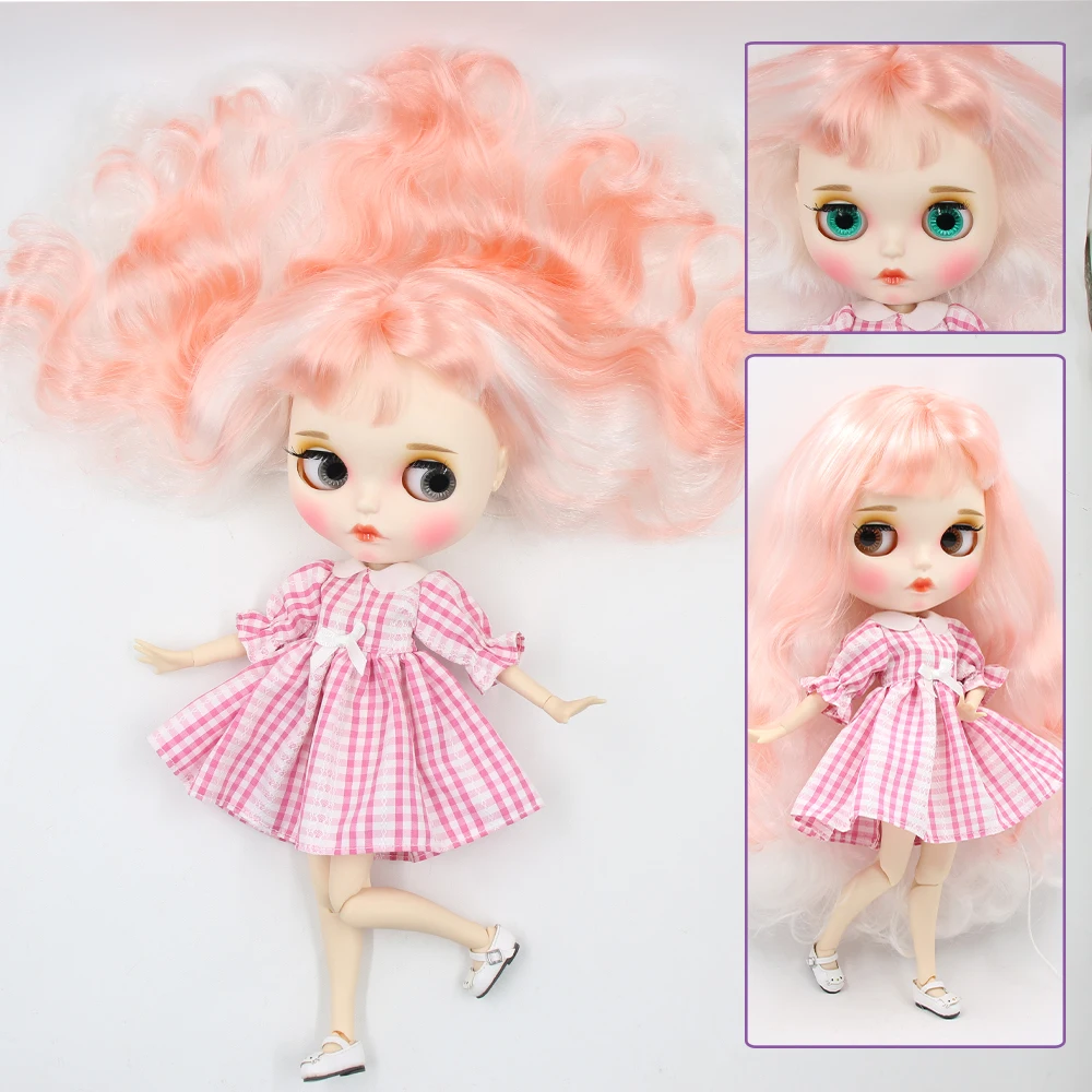Takara Neo Blythe Doll Stand Doll for Model Display blue 1 piece free shipping