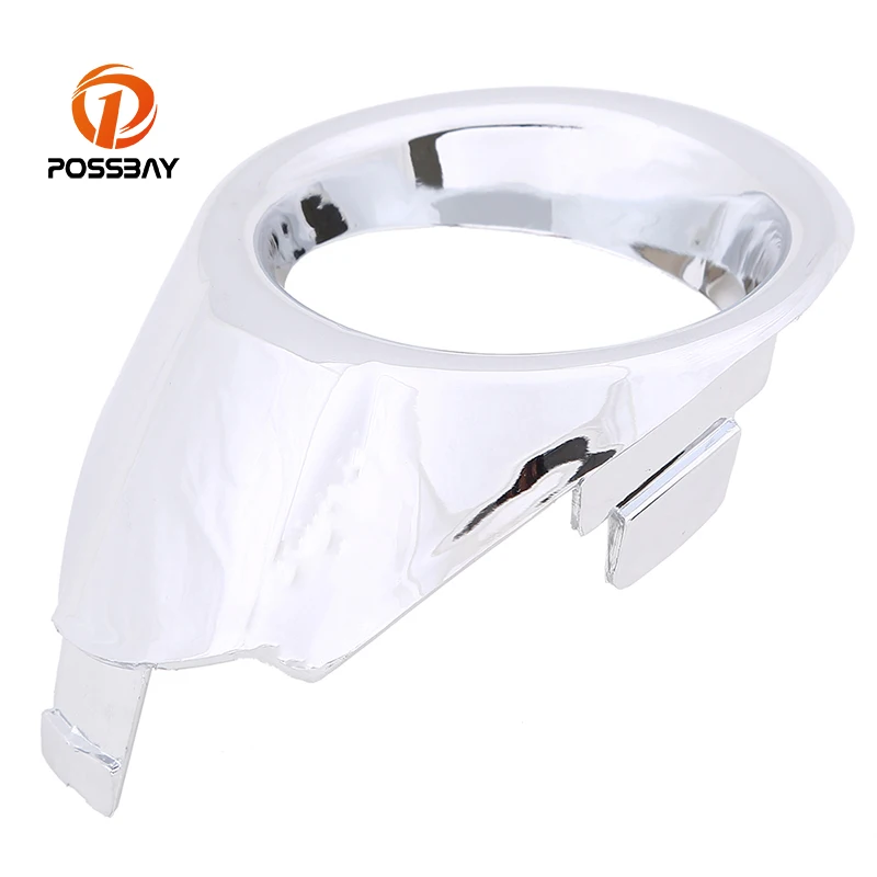 

POSSBAY Front Fog Lights lamps Covers Left &Right Chrome Fit for Ford Fiesta 2008-2012 Auto Parts