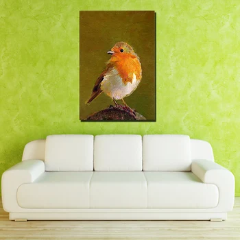 

Best Selling Handmade Colorful Abstract Animals Oil Painting bird Oil Painting on Canvas Wall Decor Home Decoration Art