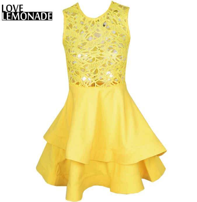 Желтые кружевные вечерние платья Love & Lemonade TB 8192|party dresses|tb dressdress dress |