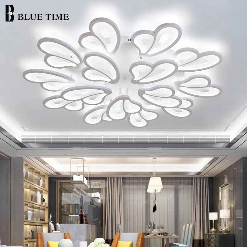 Creative Modern Led Ceiling Lights White 110v 220v For Living Room Led Ceiling Lights White 110v 220v