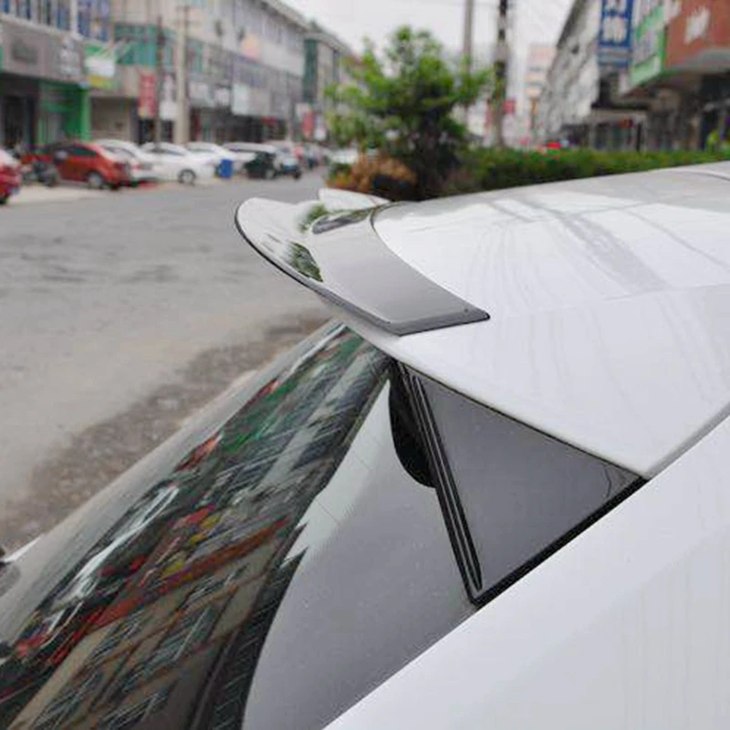 Cheap Hoge kwaliteit ABS zwarte pianolak Fit Voor Audi A3 Hatchback Dakspoiler 2014-2018